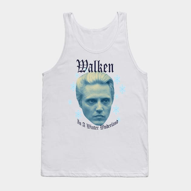 Walken In A Winter Wonderland Christmas Knit Tank Top by Angel arts